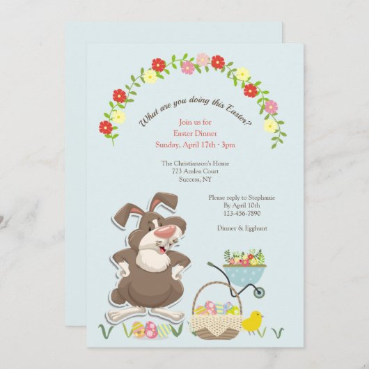 Pasen Kaart (Voorkant / Achterkant)