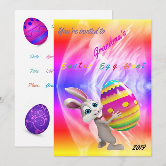 Pasen Kaart (Voorkant / Achterkant)