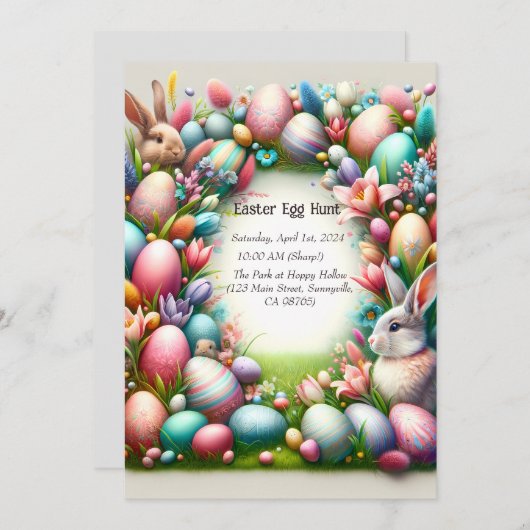 Pasen Kaart (Voorkant / Achterkant)