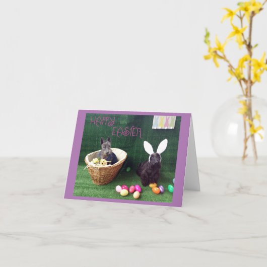 Pasen kaart (Gele Bloem)