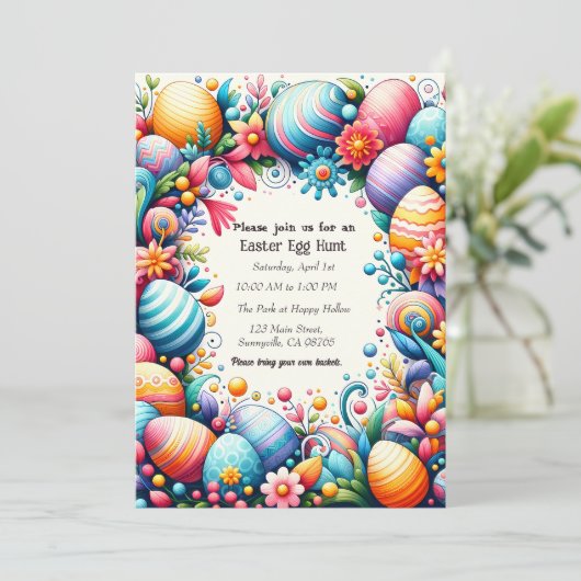 Pasen Kaart (Staand voorkant)