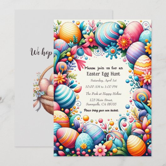 Pasen Kaart (Voorkant / Achterkant)