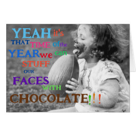 Pasen Kaart - Chocolate Day!