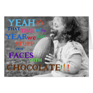 Pasen Kaart - Chocolate Day!
