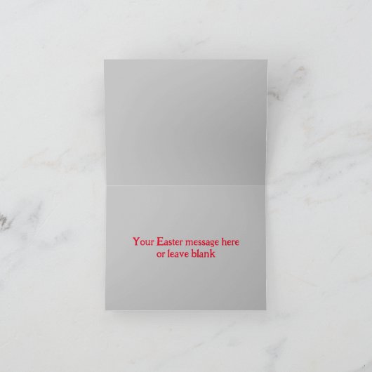 Pasen Kaart - Fijne chocoladedag! (Binnen)