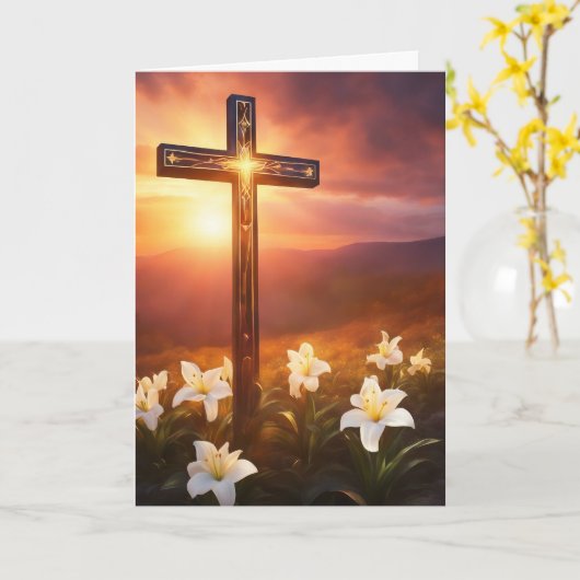 Pasen Kaart. :-) Kaart (Gele Bloem)