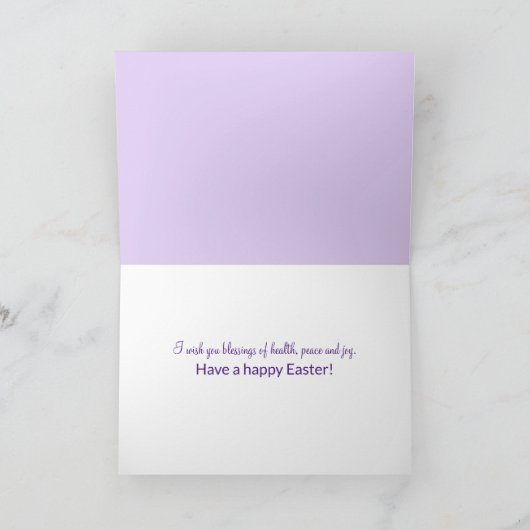 Pasen Kaart-Op deze speciale tijd Kaart (Binnen)