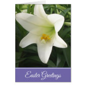 Pasen Kaart Pasen Lily (Voorkant)