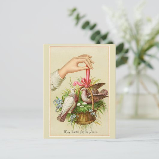  Pasen Kaart Twee Doves (Staand voorkant)