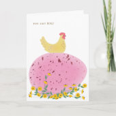 Pasen kaart van mama aan volwassen kind (Voorkant)