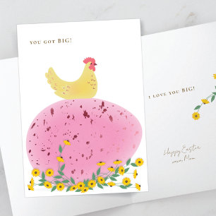 Pasen kaart van mama aan volwassen kind