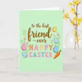 Pasen Kaart voor Beste Vriend (Gele Bloem)