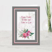 Pasen Kaart voor broer en zuster in de wet (Voorkant)