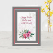 Pasen Kaart voor broer en zuster in de wet (Gele Bloem)