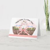 Pasen Kaart voor Grote Vriend met Bunny (Voorkant)