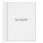 Pasen Kaart voor Sun en zijn vrouw Water Lilies (Binnen (Rechts))