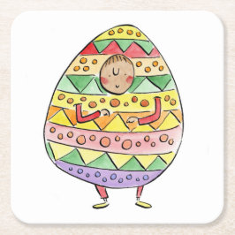 Pasen Kartonnen Onderzetters