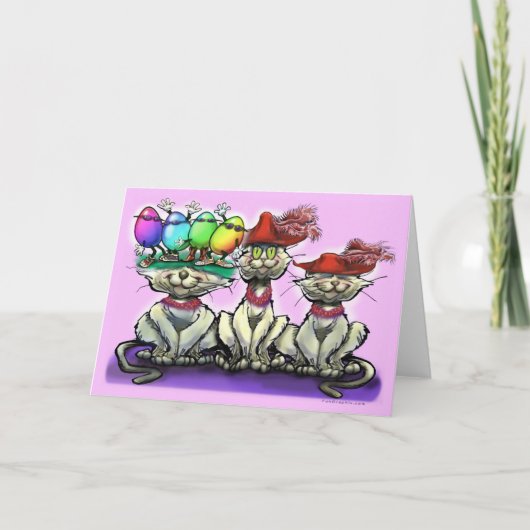 Pasen Kat Kaart (Voorkant)