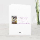 Pasen kerstkaart "Prettig Pasen" Feestdagen Kaart (Achterkant)