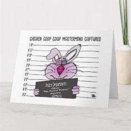 Pasen Kerstkaart van de Paashaas Kaart