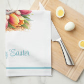 Pasen Keukenhanddoek (Quarter Fold)