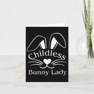 Pasen Kinderloze Bunny Lady Bunny Lover Reddingsbr Kaart