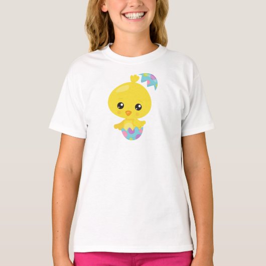 Pasen, kippen, Baby, paaseieren T-shirt (Voorkant)