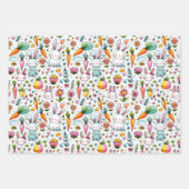 Pasen Kleuren Inpakpapier Vel (Voorkant)