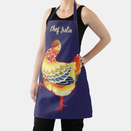  Pasen, kleurrijke kip uit het Boerderij Schort (Insitu)