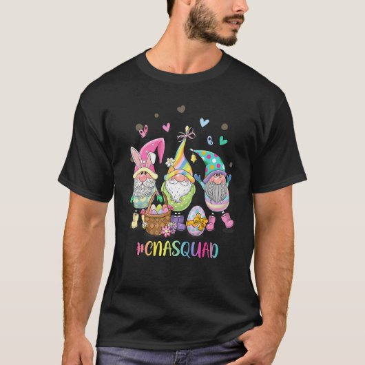 Pasen Kna Squad Gnomes Happy Pasen T-shirt (Voorkant)