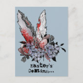 Pasen komt Bunny Horror tegen Briefkaart (Voorkant)