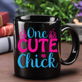 Pasen komt eraan. Tradities Tweekleurige Koffiemok