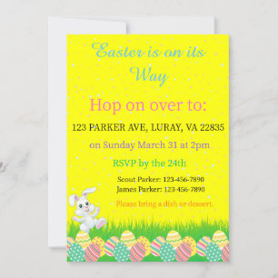 Pasen komt eraan Uitnodiging 