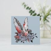 Pasen komt met Bunny Horror Kaart (Staand voorkant)