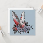 Pasen komt met Bunny Horror Kaart (Voorkant / Achterkant in situ)