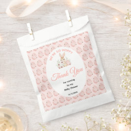 Pasen Konijn Baby Shower Bedankzakje