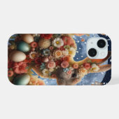 Pasen Konijn Bloesem iPhone 15 Case (Achterkant horizontaal)
