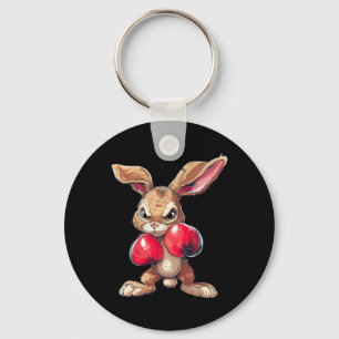 Pasen Konijn Bunny Bokser Boksen Kickboksen Martia Sleutelhanger