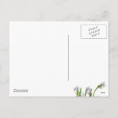 Pasen Konijn Lente Tuin Feestdagenkaart (Achterkant)