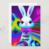 Pasen Konijn sjabloon Uitnodiging (Voorkant / Achterkant)