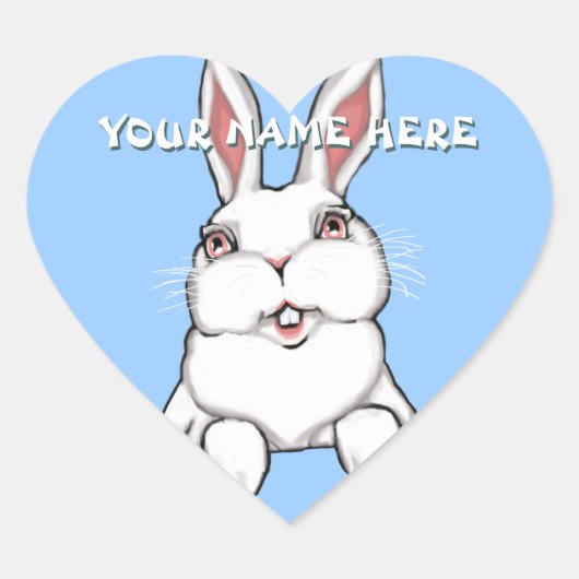 Pasen Konijn Stickers Aangepaste Pasen Stickers (Voorkant)