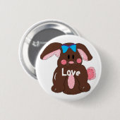 Pasen Konijn Tijd Ronde Button 5,7 Cm (Voorkant /achterkant)