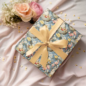 Pasen  konijnenlentepatroon cadeaupapier