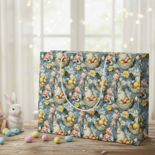 Pasen konijnenlentepatroon groot cadeauzakje