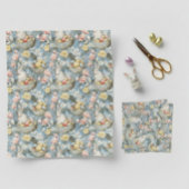 Pasen  konijnenlentepatroon tissuepapier