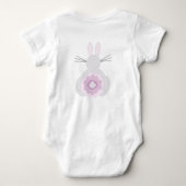 Pasen konijntje lichaam pak romper (Achterkant)