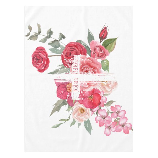 Pasen/Kruis/Johannes3:16/Jezus Tafelkleed (Voorkant)