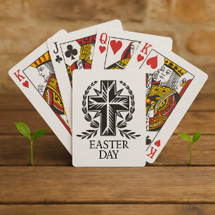Pasen Kruis Religieus Christelijk Pokerkaarten