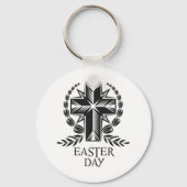 Pasen Kruis Religieus Christelijk Sleutelhanger (Achterkant)