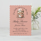 Pasen Kuiken Baby Shower Uitnodiging (Staand voorkant)